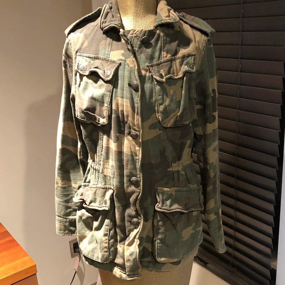 Free People Camo Jacket